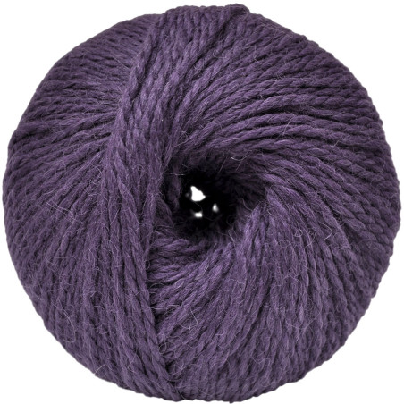 Alpaca and Sheep Wool - Purple - 100 gr.