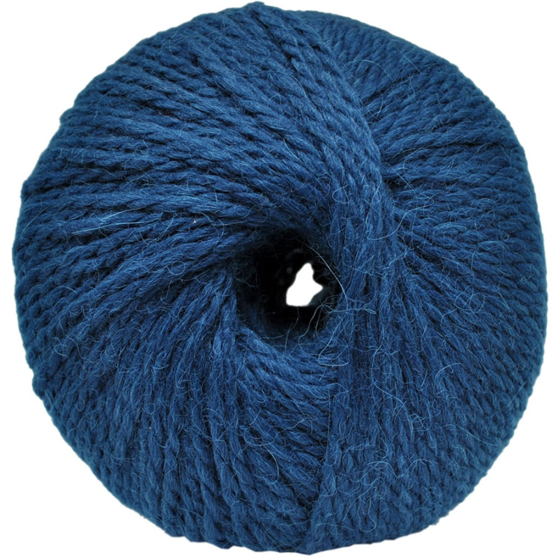 Blue - Alpaca/wool - Bulky - 100 gr./ 191 yd.
