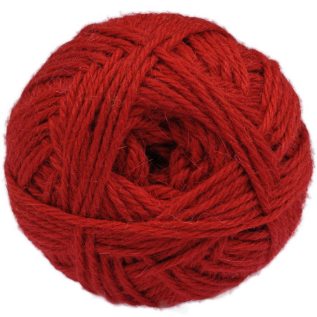 Red - Baby llama/Merino wool - Bulky - 100 gr./178 yd.