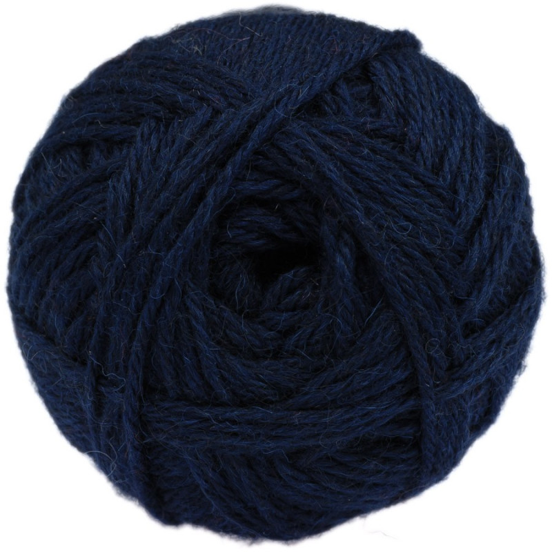 Blue - Baby llama/Merino wool - Bulky - 100 gr./178 yd.