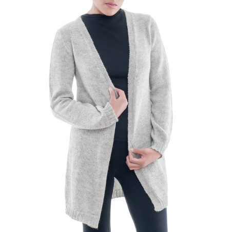 Open alpaca sweater