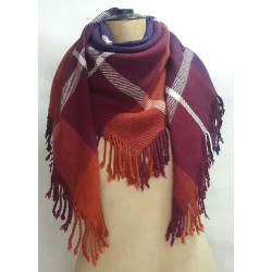 Shawl with fringes - Alpaca Wool