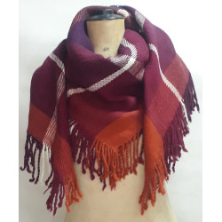 Shawl with fringes - Alpaca Wool