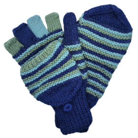 Mitten-Gloves - Hand-knitted - Size M