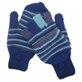 Mitten-Gloves - Hand-knitted - Size M