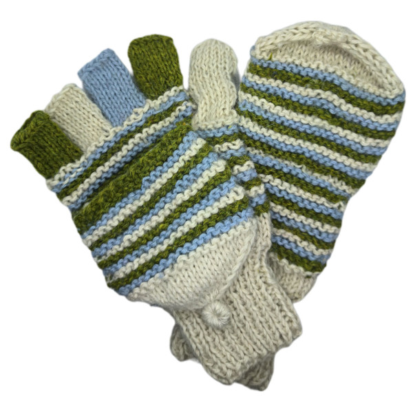 Mitten-Gloves - Hand-knitted - Size M