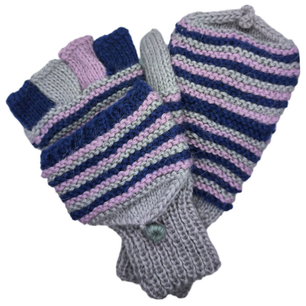 Mitten-Gloves - Hand-knitted - Size M