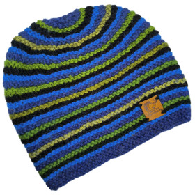 Hand knitted rainbow hat Large size