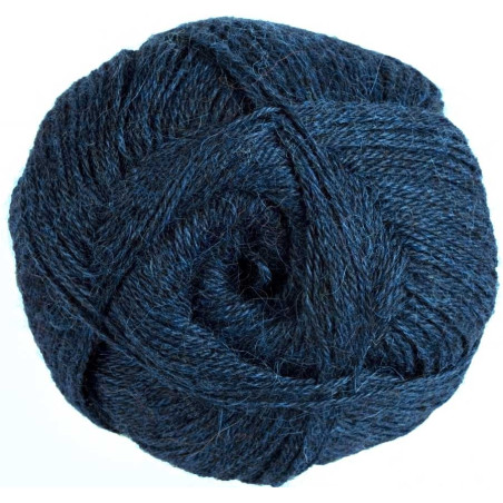 Alpaca Wool - Cobalt blue Melange - 100 gr.
