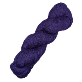 Mottled Purple - Llama Alpaca FS - Fingering - 100g / 400yd