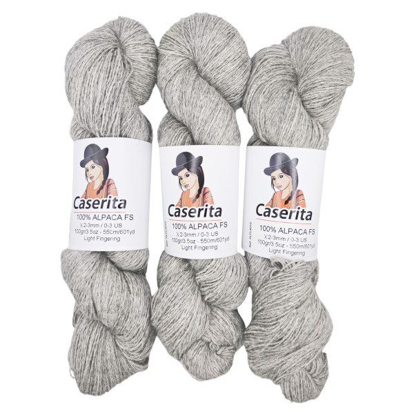Light grey - 100% Alpaca FS - 100 gr./ 601 yd.
