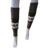 Combed Legwarmers - Natural Llama Wool
