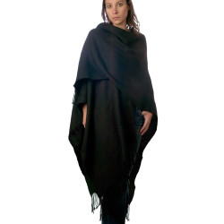 Long Poncho Ruana - Alpaca wool