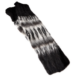 "Combed" Legwarmers - Natural Llama Wool