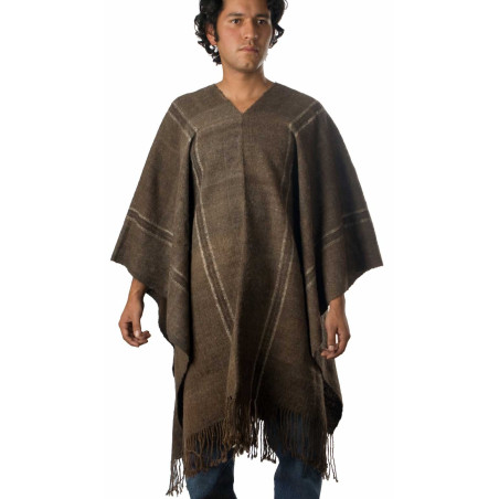 Llama Wool Poncho - Latinoamerica Bolivia