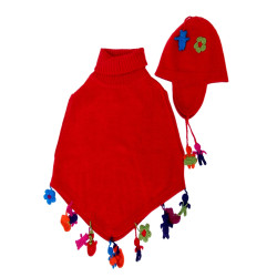 "Toys 2": Beanie and Poncho - Alpaca Wool